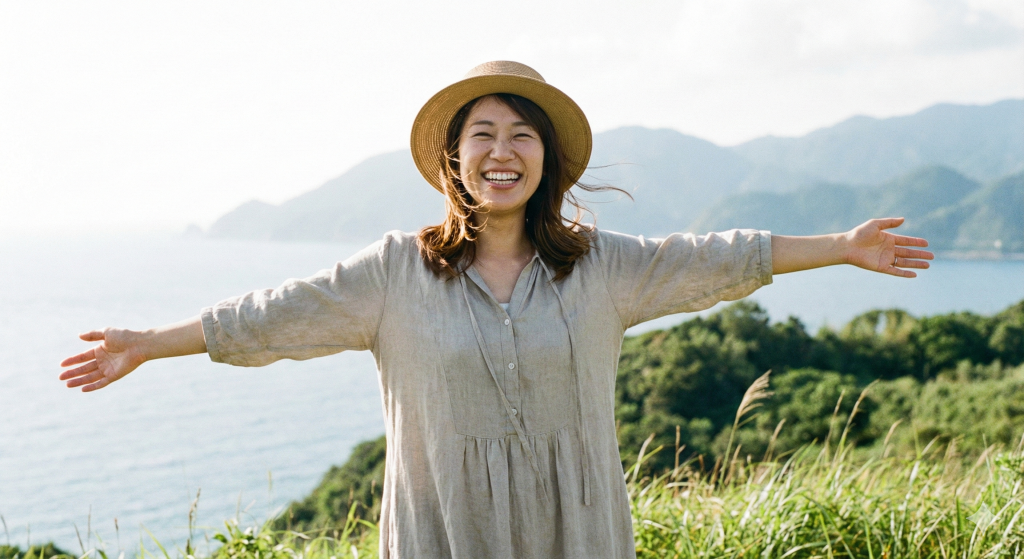 肌荒れから解放された女性